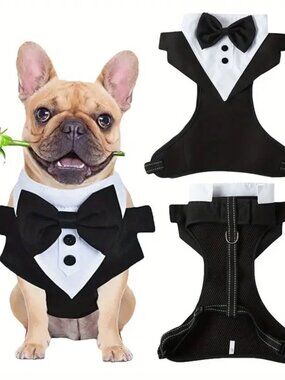 Pet Vest Tuxedo Harness (L)